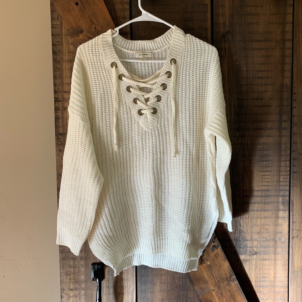 Laced sweater